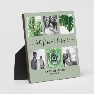 Fotocollage voor de beste vrienden van de grafisch fotoplaat