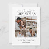 Fotocollage voor kerstrood bedankkaart (Voorkant)