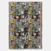 Fotocollage voor kippen en roosters; deken (Voorkant Verticaal)