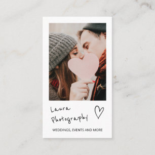 Fotocollage voor moderne trouwfotograaf 2 visitekaartje