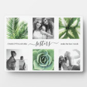 Fotocollage voor moderne zussen fotoplaat (voorkant)