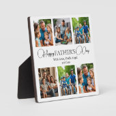 Fotocollage voor Vaderdag op maat Fotoplaat (Voorkant)