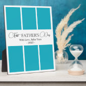 Fotocollage voor Vaderdag op maat Fotoplaat (Zijkant)