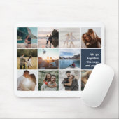 Fotocollage We gaan samen als Copy Paste Muismat (Met muis)