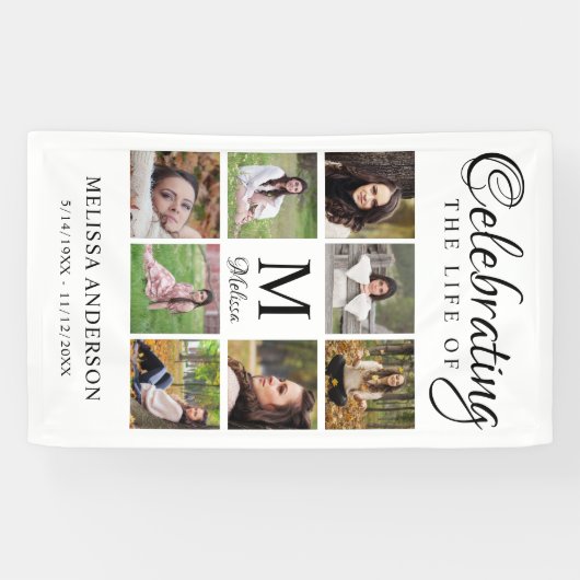 Fotocollage: welkom spandoek (Horizontaal)