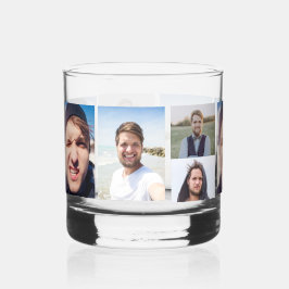Fotocollage zet je gezicht op een whisky glas