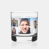 Fotocollage zet je gezicht op een whisky glas (Links)