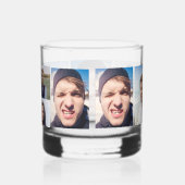 Fotocollage zet je gezicht op een whisky glas (Rechts)