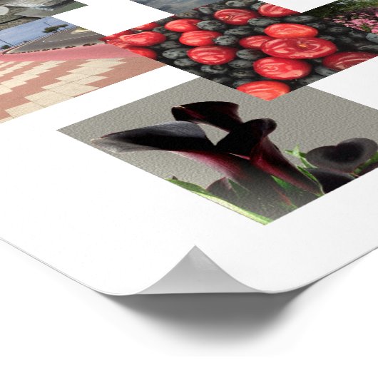 Fotocollage zonder grensontwerp poster (Hoek)