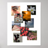 Fotocollage zonder grensontwerp poster (Voorkant)