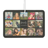 Fotocollage Zwart Custom Luchtverfrisser (Voorkant)