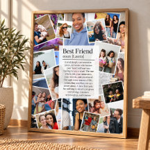 Fotocollagecadeau voor beste vriend definitie
