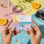 Fotocollagefotograaf voor moderne fotografie mini visitekaartje