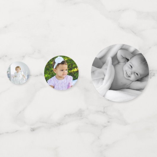 Fotoconfetti eerste verjaardag aardbei confetti (Voorkanten)