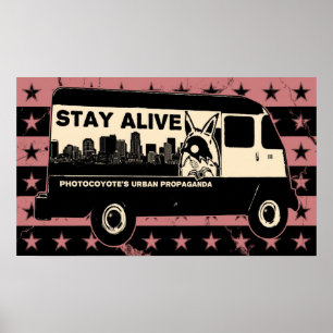 Fotocoyote-sterren & Van Poster