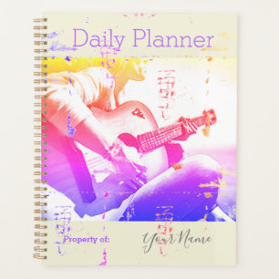 Fotodagplanner Vrouwelijke Gitariste HAMbWG Planner