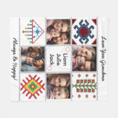 fotodeken collage fleece deken (Voorkant (Horizontaal))