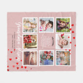 Fotodeken Grootmoeder Gedicht Grootvader Familiest Fleece Deken (Voorkant (Horizontaal))