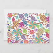 Fotodessert Snoep Sweet 16 of elke leeftijd Kaart (Achterkant)