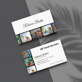 Fotodisplay ambachten, producten of reizen visitekaartje