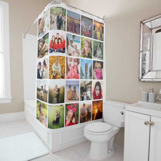 Fotodouchegordijn uploaden douchegordijn (In situ)