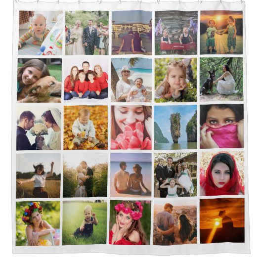 Fotodouchegordijn uploaden douchegordijn (Voorkant)