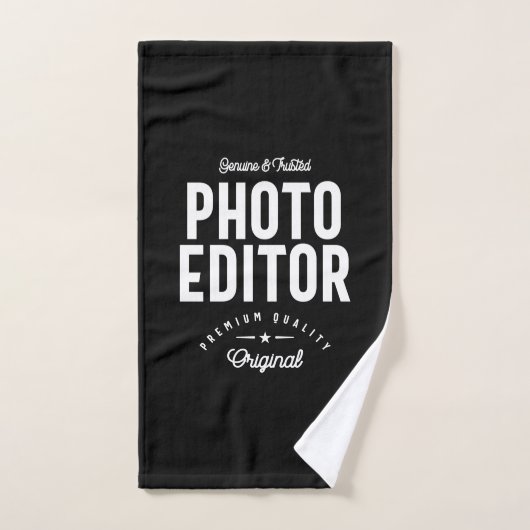 Fotoeditor Titel titel Cadeau Handdoek (Handdoek)