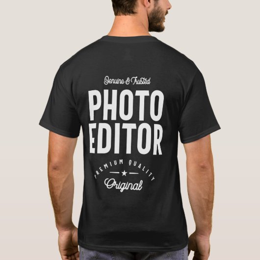 Fotoeditor Titel titel Cadeau T-shirt (Achterkant)