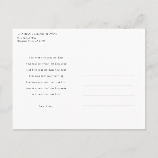 Fotoexplosie Aankondigingskaart (Achterkant)