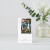 Fotofeest DJ bruiloften Visitekaartje (Staand voorkant)