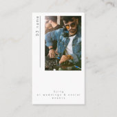 Fotofeest DJ bruiloften Visitekaartje (Voorkant)