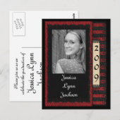 Fotofeest uitnodigen of bedankt briefkaart (Voorkant / Achterkant)