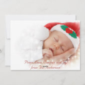 Fotofeestdag 2015 kalenderkerstkaart feestdagenkaart (Achterkant)