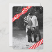 Fotofeestdag: Artisan Kraft Merry Kerstmis Feestdagenkaart (Achterkant)