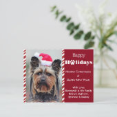 Fotofeestdag voor huisdieren briefkaart (Staand voorkant)