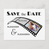 Fotofilm Strip Bewaar de datum aankondiging (Voorkant)