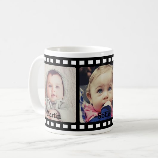 Fotofilm uploaden koffiemok (Voorkant links)