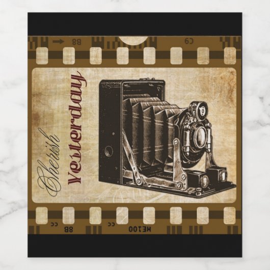  fotofilm wijn etiket (Enkel label)