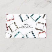 Fotofilmpatroon kleurige afdekking visitekaartje (Voorkant)