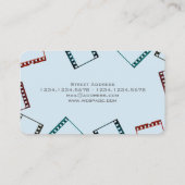 Fotofilmpatroon kleurige afdekking visitekaartje (Achterkant)