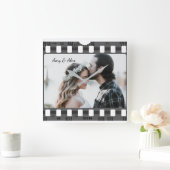 Fotofilmstrip aangepast fotosjabloon vierkante klok (Huis)