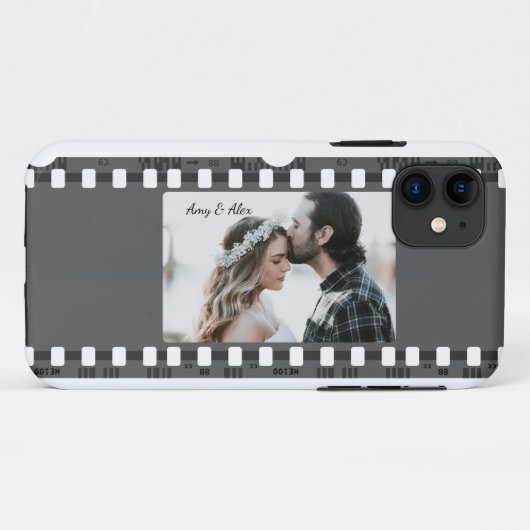 Fotofilmstrip gepersonaliseerd fotosjabloon Case-Mate iPhone case (Achterkant (horizontaal))