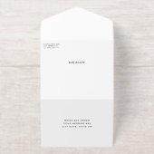 Fotoflap bruiloft Folie All In One Uitnodiging (Buiten)