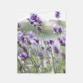 Fotoflenzen met lavender fleece deken (Voorkant)
