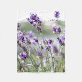 Fotoflenzen met lavender fleece deken