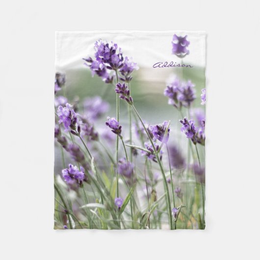 Fotoflenzen met lavender fleece deken (Voorkant)