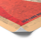 Fotoflyer van het muziekrockfestival in Retro Poster (Hoek)