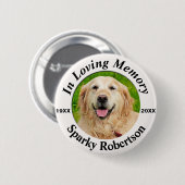 Fotofoto-memoreren toevoegen ronde button 5,7 cm (Voorkant /achterkant)