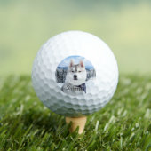 Fotofoto Pet Name Golf Balls Golfballen (Insitu Shirt)