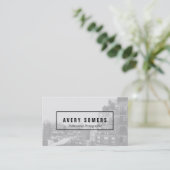 Fotofoto van Creative Photographer Blurred Foto Visitekaartje (Staand voorkant)